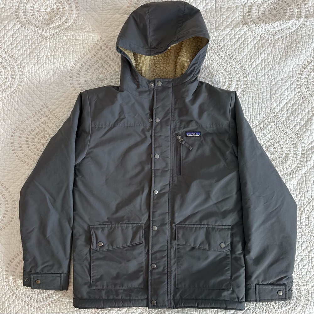 Patagonia Infurno Jacket Sherpa fleece hooded winter coat youth 14 XL EUC